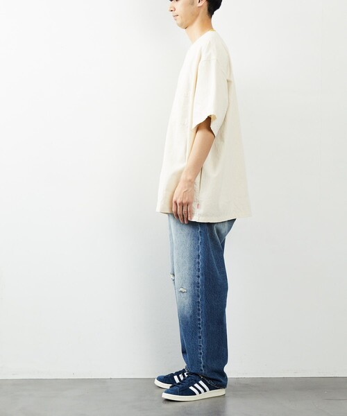 HINSON（ヒンソン）の「HINSON/ヒンソン ドットボタンシャツ ショートスリーブ/ノーカラー（シャツ/ブラウス・メンズ・ホワイト/オフホワイト/ホワイト系その他/ブラック/ブラック系その他・MEDIUM/LARGE）」の12枚目の写真