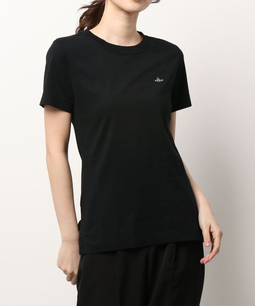 Vivienne Westwood(ヴィヴィアンウエストウッド)の「オーガニック天竺ONEPOINTORBクラシックTシャツ(Tシャツ/カットソー・レディース・ホワイト/ブラック/ミント・SMALL/MEDIUM/LARGE)」の3枚目の写真