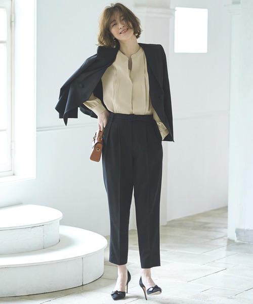 RUIRUE BOUTIQUE（ルイルエブティック）の「フロントホックブラウス（シャツ/ブラウス・レディース・ホワイト/ブラック/ベージュ・マルチサイズ）」の14枚目の写真