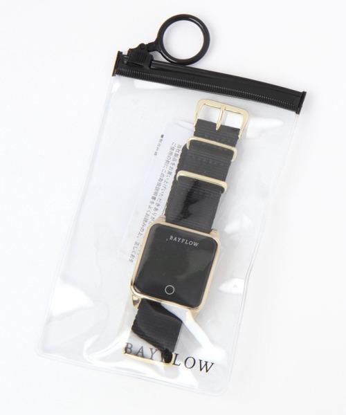 BAYFLOW（ベイフロー）の「タッチパネルLEDウォッチ（デジタル腕時計・レディース・ライトグレー/ブラック/ネイビー/カーキ/ブラウン/その他1/ライトベージュ・FREE）」の14枚目の写真