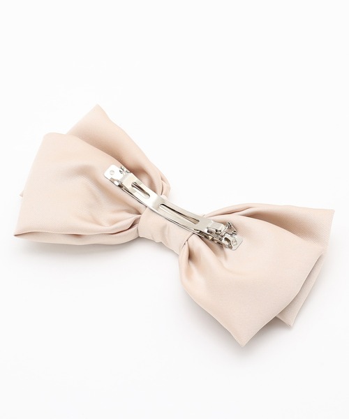 one after another NICE CLAUP（ワンアフターアナザーナイスクラップ）の「ビックリボンバレッタ（バレッタ/ヘアクリップ・レディース・ブラック/ライトベージュ・FREE）」の15枚目の写真