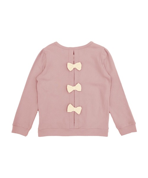 Bee des Bee（ビーデスビー）の「バックリボンカーディガン（カーディガン/ボレロ・キッズ・ブラック/ブラウン/杢グレー/ピンク/サックスブルー・110cm/100cm/120cm/130cm/140cm/150cm）」の11枚目の写真