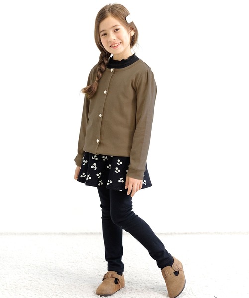 Bee des Bee（ビーデスビー）の「バックリボンカーディガン（カーディガン/ボレロ・キッズ・ブラック/ブラウン/杢グレー/ピンク/サックスブルー・110cm/100cm/120cm/130cm/140cm/150cm）」の17枚目の写真