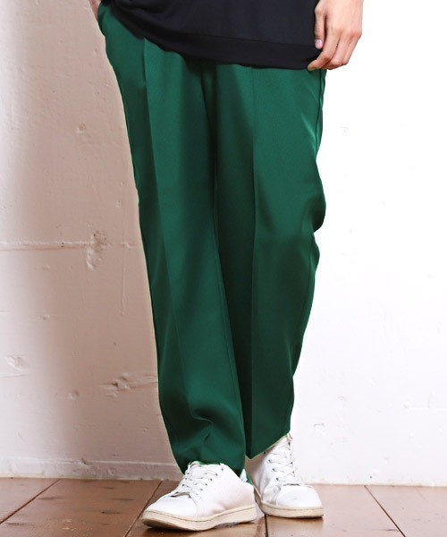 LUXSTYLE(ラグスタイル)の「ワイドチノパンツ(チノパンツ・メンズ・ベージュ/グリーン/ブラック・M/L/XL)」の3枚目の写真