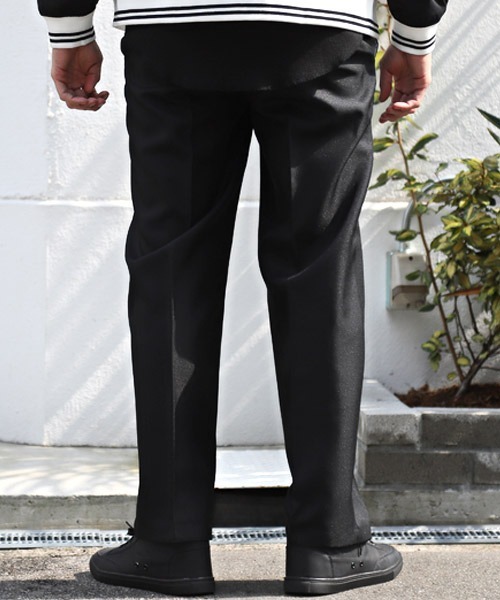 LUXSTYLE(ラグスタイル)の「ワイドチノパンツ(チノパンツ・メンズ・ベージュ/グリーン/ブラック・M/L/XL)」の4枚目の写真