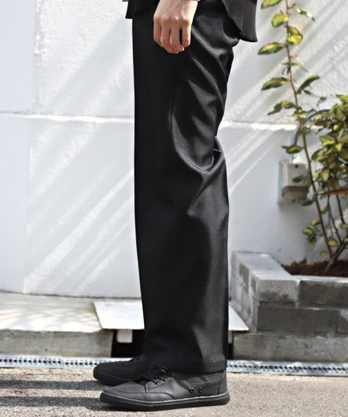 LUXSTYLE(ラグスタイル)の「ワイドチノパンツ(チノパンツ・メンズ・ベージュ/グリーン/ブラック・M/L/XL)」の5枚目の写真