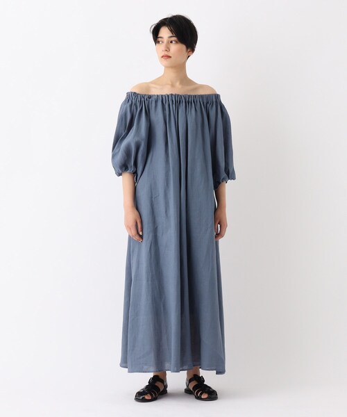 Plage リネン ノースリーブベスト アイボリー　大草直子　プラージュ Plage リネン ノースリーブベスト アイボリー大草直子プラージュ