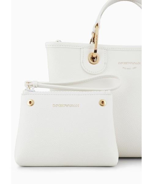 EMPORIO ARMANI(エンポリオアルマーニ)の「【エンポリオ アルマーニ】MyEA ディアプリント スモール(ハンドバッグ・レディース・グリーン系その他/ブラック×ゴールド/サンドベージュ/アイボリー/ホワイト系その他/レッド・FREE)」の12枚目の写真