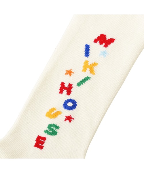 MIKI HOUSE（ミキハウス）の「ロゴタイツ（タイツ/ストッキング・キッズ・ホワイト・80ｃｍ/90cm/70cm/110cm/100cm/120cm/130cm）」の3枚目の写真