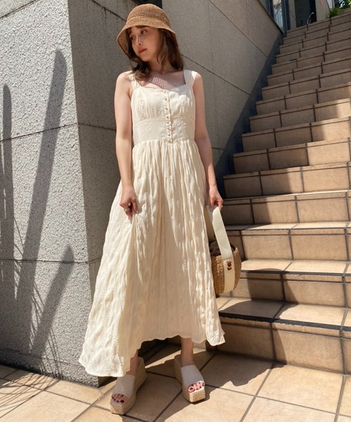 one after another NICE CLAUP（ワンアフターアナザーナイスクラップ）の「PVC厚底サンダル（サンダル・レディース・アイボリー/クリア/ライトピンク・S/M/L）」の7枚目の写真