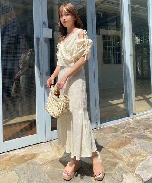 one after another NICE CLAUP（ワンアフターアナザーナイスクラップ）の「PVC厚底サンダル（サンダル・レディース・アイボリー/クリア/ライトピンク・S/M/L）」の11枚目の写真