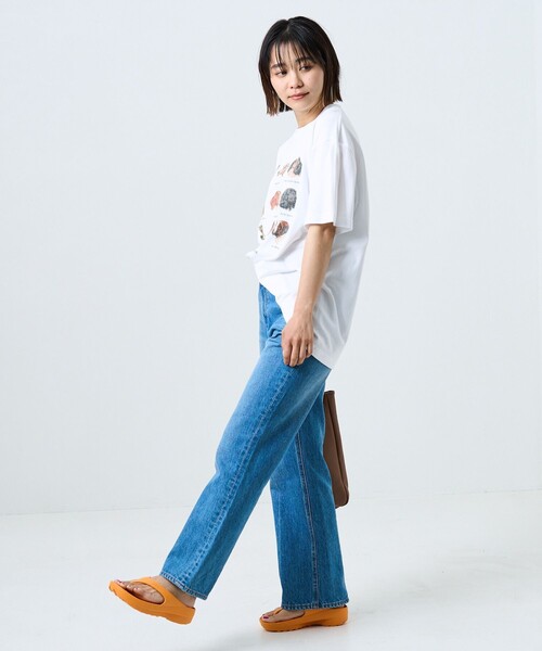 FREAK'S STORE(フリークスストア)の「9DOGs アート半袖Tシャツ(Tシャツ/カットソー・レディース・ホワイト/オフホワイト/ライトグレー/グレー・フリ-)」の20枚目の写真