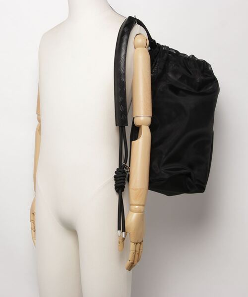 THE PURSE（ザパース  ）の「THE PURSE（ザパース）TULLE BONSACK/リュック（バックパック/リュック・メンズ・ブラック・FREE）」の5枚目の写真