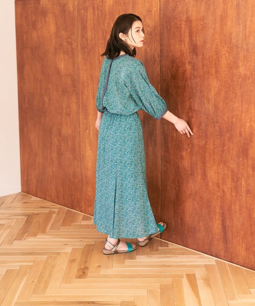 studio CLIP(スタディオクリップ)の「マーメイドプリントスカート(スカート・レディース・ブラック/アイボリー/グリーン・MEDIUM/LARGE)」の10枚目の写真