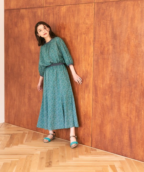 studio CLIP(スタディオクリップ)の「マーメイドプリントスカート(スカート・レディース・ブラック/アイボリー/グリーン・MEDIUM/LARGE)」の13枚目の写真