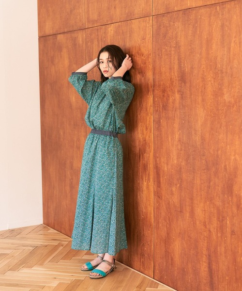 studio CLIP(スタディオクリップ)の「マーメイドプリントスカート(スカート・レディース・ブラック/アイボリー/グリーン・MEDIUM/LARGE)」の14枚目の写真