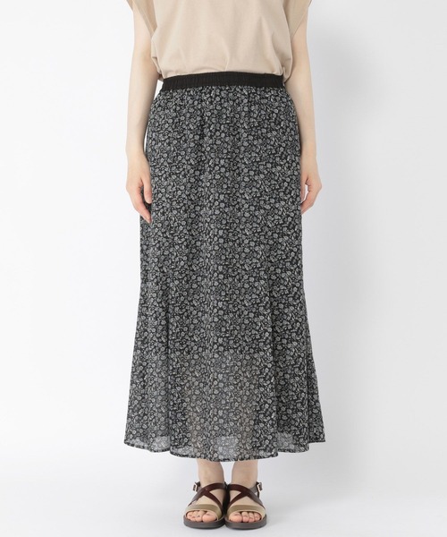 studio CLIP(スタディオクリップ)の「マーメイドプリントスカート(スカート・レディース・ブラック/アイボリー/グリーン・MEDIUM/LARGE)」の18枚目の写真