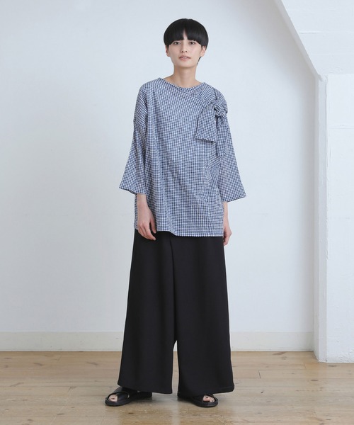 Plantation(プランテーション)の「(S)ノアールギャバ / パンツ / (O)(その他パンツ・レディース・ベージュ/ブラック・S size/M size)」の15枚目の写真