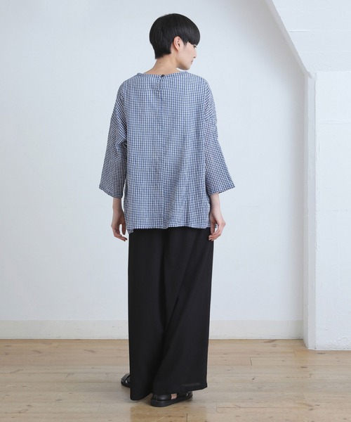 Plantation(プランテーション)の「(S)ノアールギャバ / パンツ / (O)(その他パンツ・レディース・ベージュ/ブラック・S size/M size)」の3枚目の写真