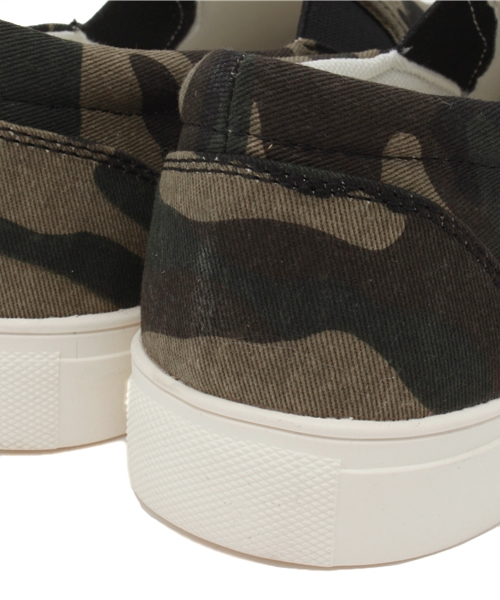 VENCEEXCHANGE（ヴァンスエクスチェンジ）の「迷彩スリッポン（スリッポン・メンズ・ダークグリーン・MEDIUM/LARGE）」の7枚目の写真