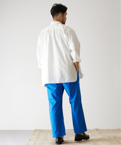 417 EDIFICE（フォーワンセブンエディフィス）の「ライトポプリン グランパシャツ（シャツ/ブラウス・メンズ・ブラック/ホワイト系その他・MEDIUM/LARGE）」の5枚目の写真