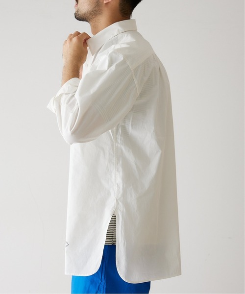 417 EDIFICE（フォーワンセブンエディフィス）の「ライトポプリン グランパシャツ（シャツ/ブラウス・メンズ・ブラック/ホワイト系その他・MEDIUM/LARGE）」の8枚目の写真