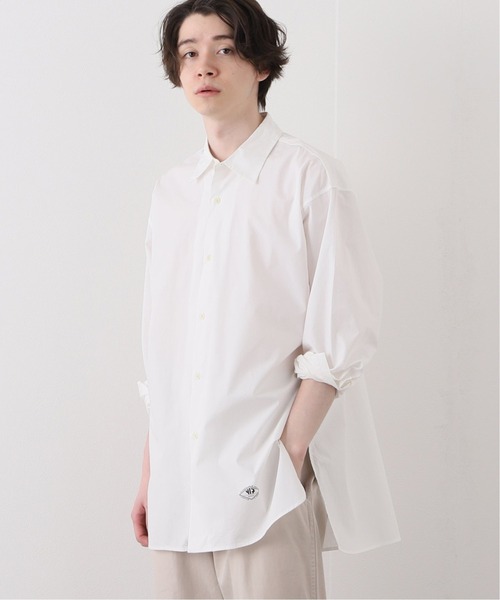 417 EDIFICE（フォーワンセブンエディフィス）の「ライトポプリン グランパシャツ（シャツ/ブラウス・メンズ・ブラック/ホワイト系その他・MEDIUM/LARGE）」の13枚目の写真