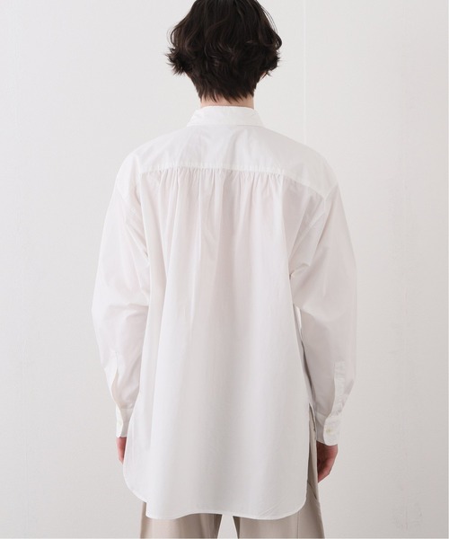 417 EDIFICE（フォーワンセブンエディフィス）の「ライトポプリン グランパシャツ（シャツ/ブラウス・メンズ・ブラック/ホワイト系その他・MEDIUM/LARGE）」の16枚目の写真