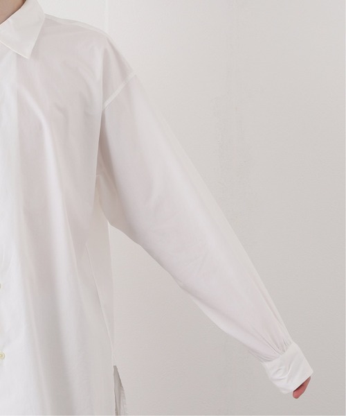 417 EDIFICE（フォーワンセブンエディフィス）の「ライトポプリン グランパシャツ（シャツ/ブラウス・メンズ・ブラック/ホワイト系その他・MEDIUM/LARGE）」の19枚目の写真