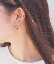 【日本製】シンプルフープピアス