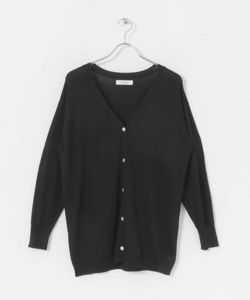 URBAN RESEARCH Sonny Label（アーバンリサーチサニーレーベル）の「『接触冷感』ミディ丈カーディガン（カーディガン/ボレロ・レディース・ライトグレー/ブラック/グリーン/ブルー系その他・FREE）」の18枚目の写真