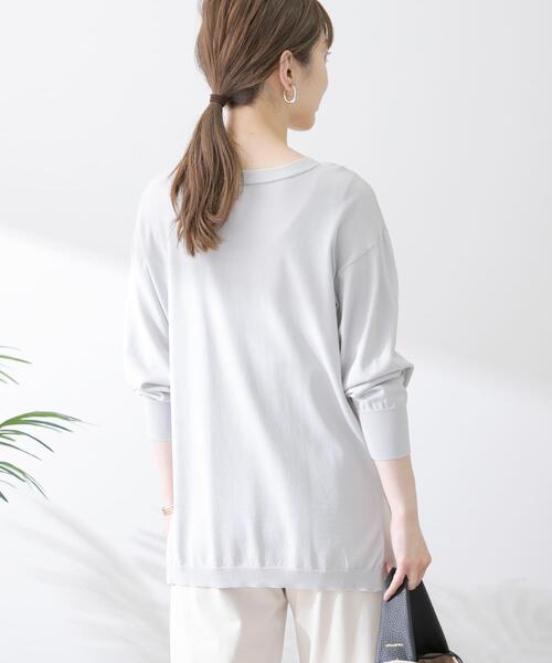 URBAN RESEARCH Sonny Label（アーバンリサーチサニーレーベル）の「『接触冷感』ミディ丈カーディガン（カーディガン/ボレロ・レディース・ライトグレー/ブラック/グリーン/ブルー系その他・FREE）」の22枚目の写真