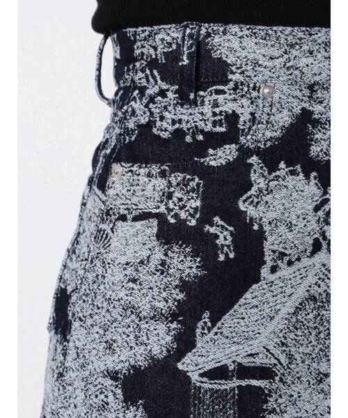 merry jenny（メリージェニー）の「time tripジャガードデニムスカート（デニムスカート・レディース・ブルー/ネイビー・FREE）」の17枚目の写真