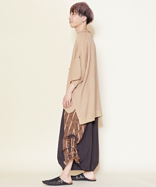 チャイハネ（チャイハネ）の「【チャイハネ】セイージャMEN'S変形ドレープパンツ（その他パンツ・メンズ・ブラック/ブラウン/レッド/カーキ・FREE）」の12枚目の写真