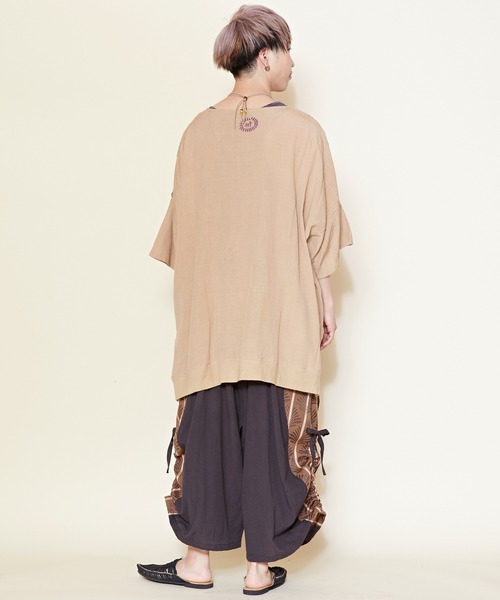 チャイハネ（チャイハネ）の「【チャイハネ】セイージャMEN'S変形ドレープパンツ（その他パンツ・メンズ・ブラック/ブラウン/レッド/カーキ・FREE）」の10枚目の写真