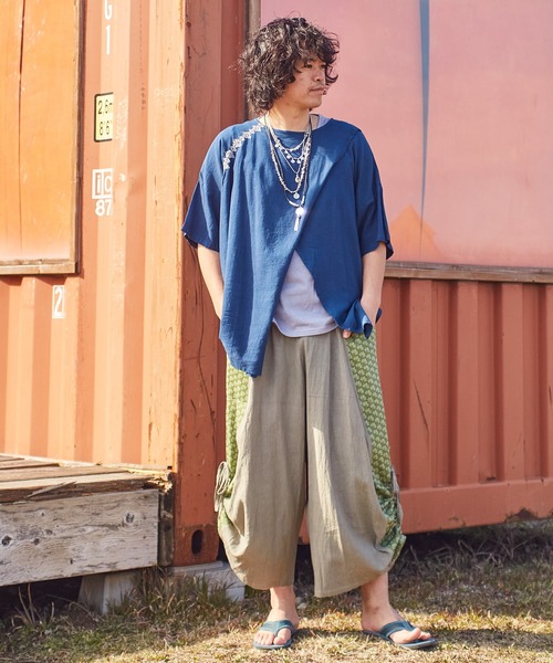 チャイハネ（チャイハネ）の「【チャイハネ】セイージャMEN'S変形ドレープパンツ（その他パンツ・メンズ・ブラック/ブラウン/レッド/カーキ・FREE）」の20枚目の写真