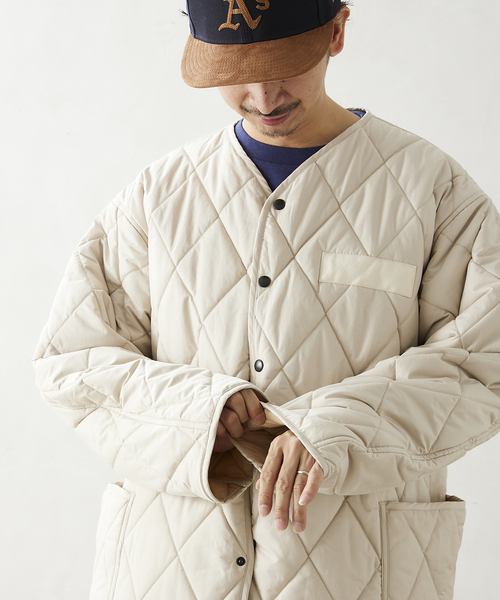 JOURNAL STANDARD relume（ジャーナルスタンダード　レリューム）の「CALIFORNIA アウトドア ライナージャケット（ミリタリージャケット・メンズ・ブラック/ナチュラル/カーキ/オレンジ・MEDIUM/LARGE）」の7枚目の写真