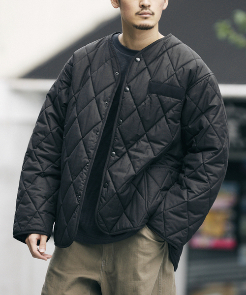 JOURNAL STANDARD relume（ジャーナルスタンダード　レリューム）の「CALIFORNIA アウトドア ライナージャケット（ミリタリージャケット・メンズ・ブラック/ナチュラル/カーキ/オレンジ・MEDIUM/LARGE）」の11枚目の写真