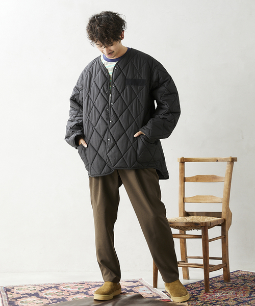 JOURNAL STANDARD relume（ジャーナルスタンダード　レリューム）の「CALIFORNIA アウトドア ライナージャケット（ミリタリージャケット・メンズ・ブラック/ナチュラル/カーキ/オレンジ・MEDIUM/LARGE）」の14枚目の写真