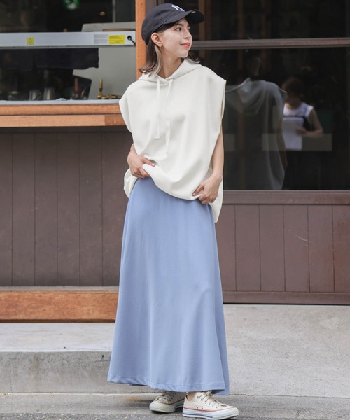 SUGAR BISKET(シュガービスケット)の「マジョリカプリーツティアードスカート(Tシャツ/カットソー・レディース・ネイビー/ホワイト/ベージュ・FREE)」の12枚目の写真