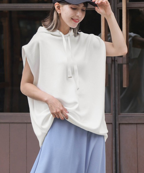 SUGAR BISKET(シュガービスケット)の「マジョリカプリーツティアードスカート(Tシャツ/カットソー・レディース・ネイビー/ホワイト/ベージュ・FREE)」の7枚目の写真