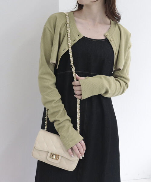 fredy emue（フレディエミュ）の「バックデザインデニムフレアジャンスカ（ジャンパースカート・レディース・ブラック/ブルー・38）」の13枚目の写真