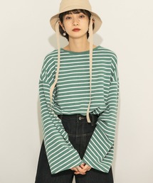 KBF | ボーダーBIGカットソー(Tシャツ/カットソー)
