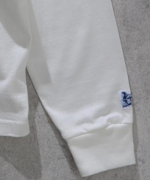 The Endless Summer(エンドレスサマー)の「TES TEAM LONG SLEEVE T-SHIRT / ロンT(Tシャツ/カットソー・メンズ・ホワイト/イエロー・SMALL/MEDIUM/LARGE/X-LARGE)」の8枚目の写真