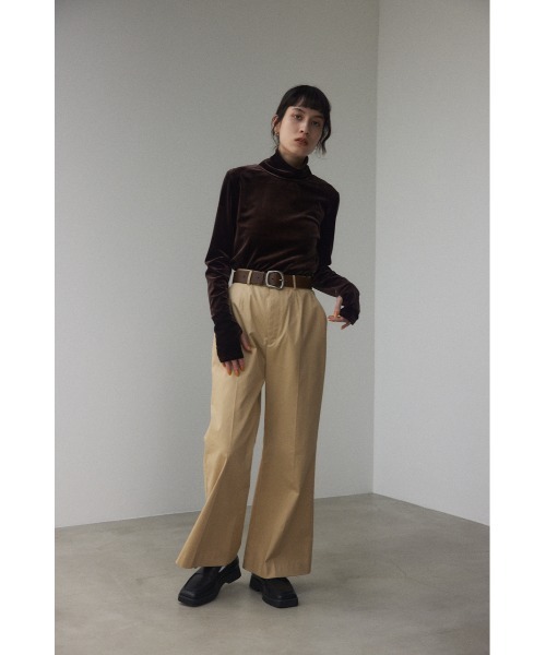 undulation buckle beltアンジュレーションバックルベルト BLACK BY MOUSSY（ブラックバイマウジー）の「undulation buckle