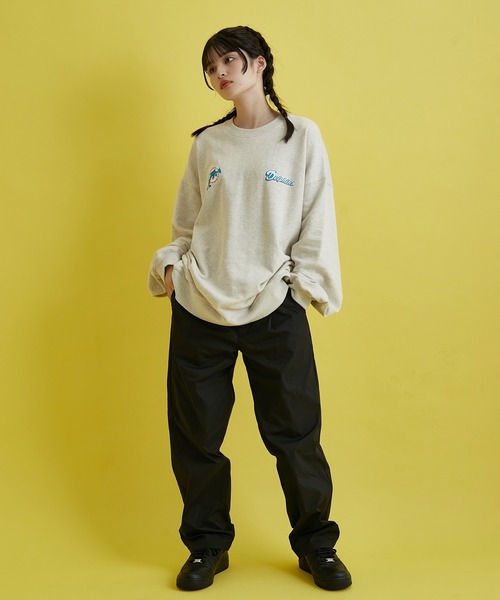 re_k by JUNRED（レクバイジュンレッド）の「re_k by JUNRED / NFLバルーンBIGクルーネックスウェット（スウェット・メンズ・パープル/グレー/モスグリーン/レッド系その他2・S/M/L）」の14枚目の写真