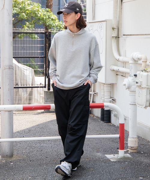 最安値級価格 セール】WEGO/スタンダードハーフジップスウェット（スウェット ジャケット・アウター