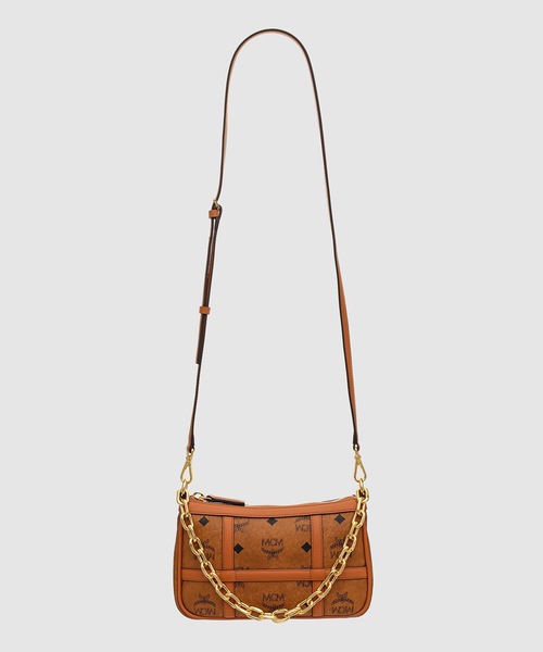 MCM ショルダーバッグ ヴィセトス ブラウン タグ付き MCM(エムシーエム)の「〈Aren〉ショルダーバッグ - ヴィセトス