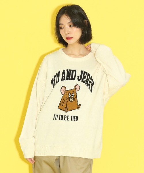 BEAMS（ビームス）9ゲージ アーガイル Vネック ニット（トップス