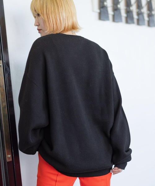 PBLIM（ページボーイリム）の「PAGEBOYLIM/クラシックカーニット（ニット/セーター・レディース・ブラック/グレー/マスタード・FREE）」の17枚目の写真